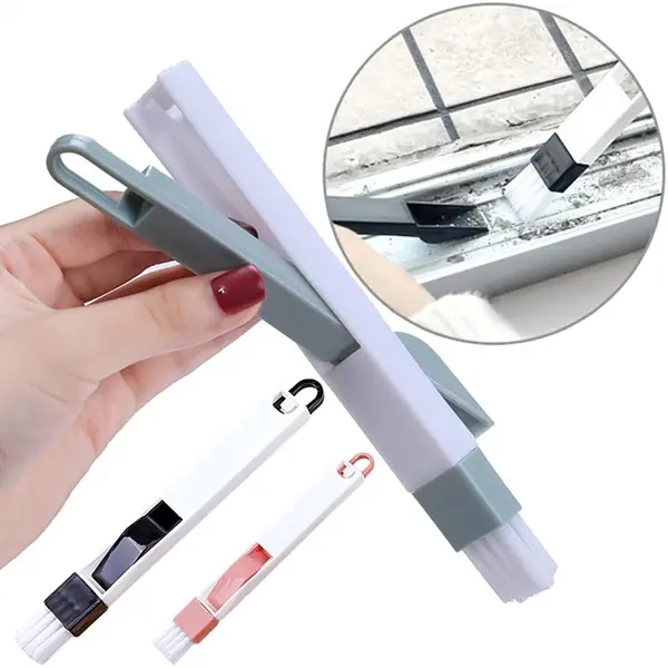 2 In 1 Hand-held Tools Window Track Cleaning Brushes