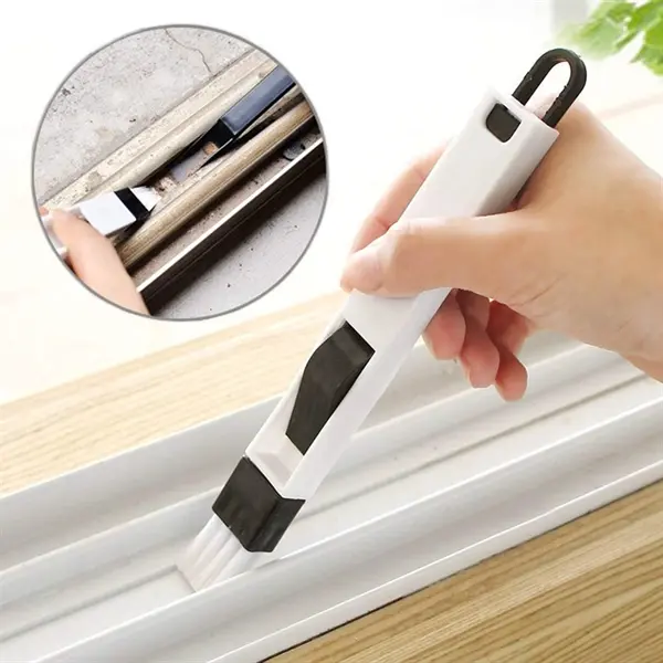 2 In 1 Hand-held Tools Window Track Cleaning Brushes