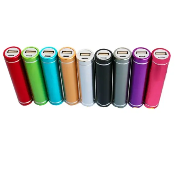 2000mAh Mobile Cylinder Power Bank Chargers