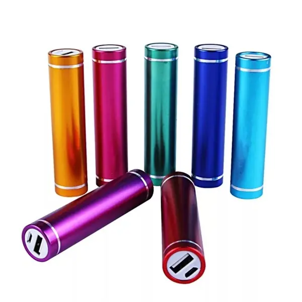 2000mAh Mobile Cylinder Power Bank Chargers