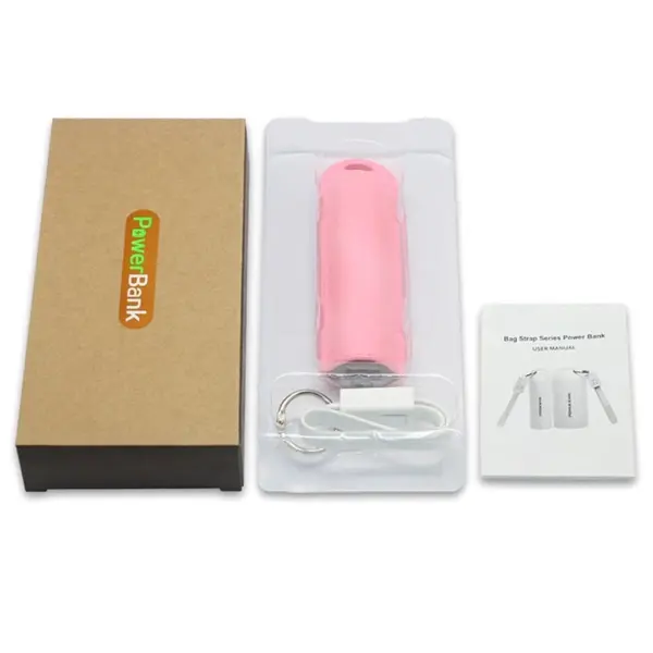 2000mAh Phone Power Bank Charger Keyrings