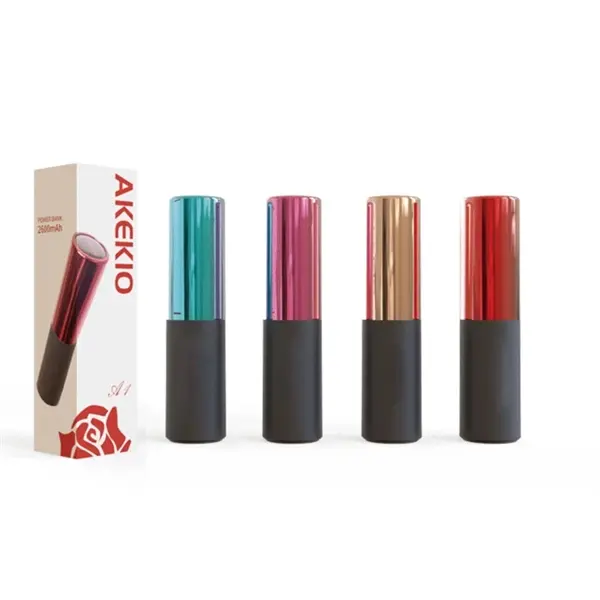 2000mAh Lipstick Tube Phone Power Bank Chargers
