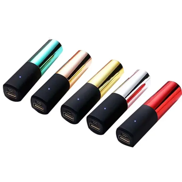 2000mAh Lipstick Tube Phone Power Bank Chargers