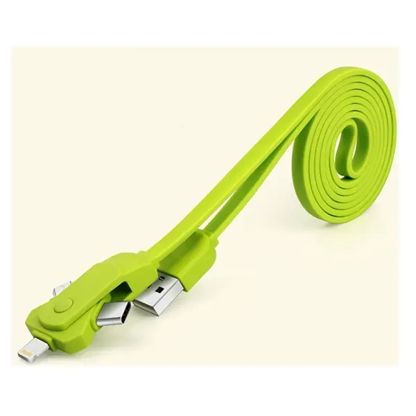 3 in 1 Multi Charging Cable Rotatable USB Port
