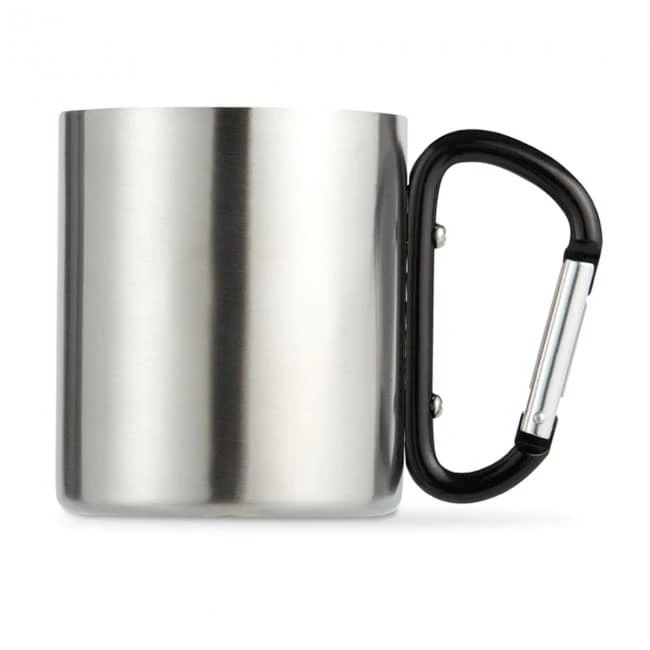 Metal Mug & Carabiner Handle