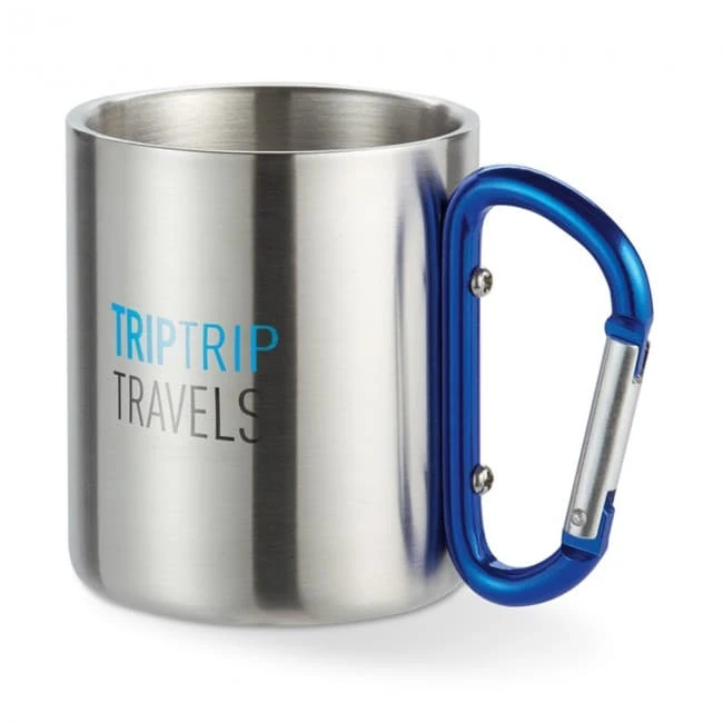 Metal Mug & Carabiner Handle