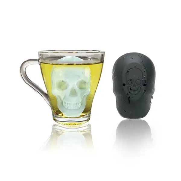 2" Skull Human Head Ice Mould Model