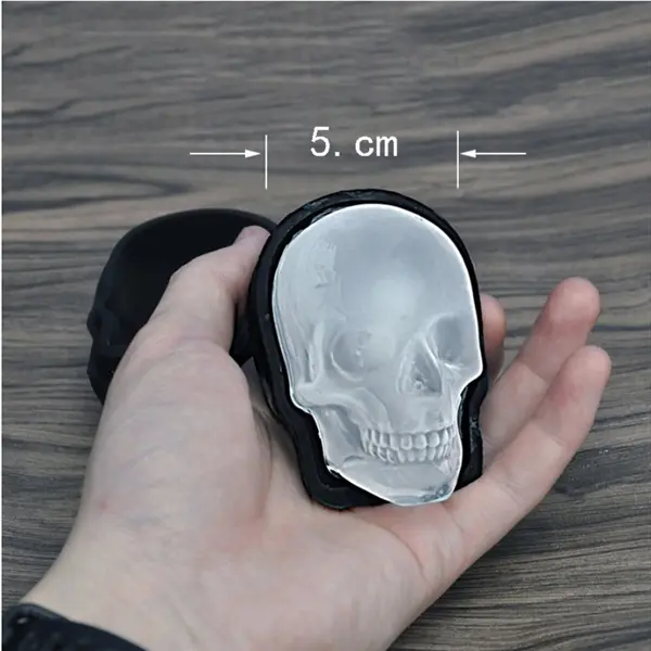 2" Skull Human Head Ice Mould Model