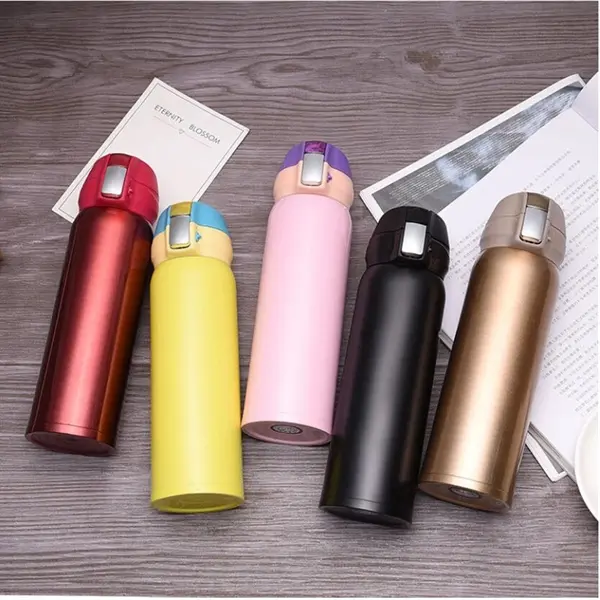 17oz Stainless Steel Ourdoor Water Cup Bottle With Cover