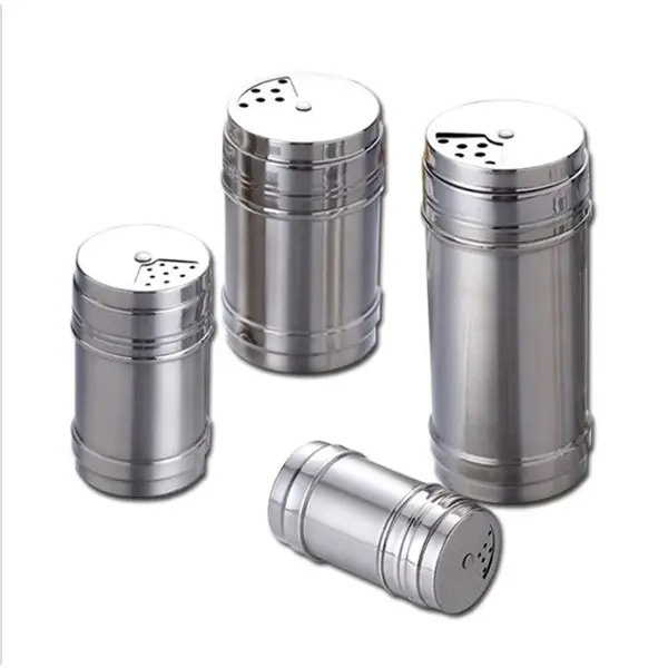 Stainless Steel Salt and Pepper Shaker Duster Cruet Mill