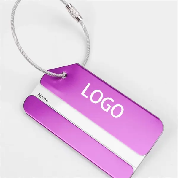 Aluminum Boarding Pass Airplane Aircraft Luggage Tag