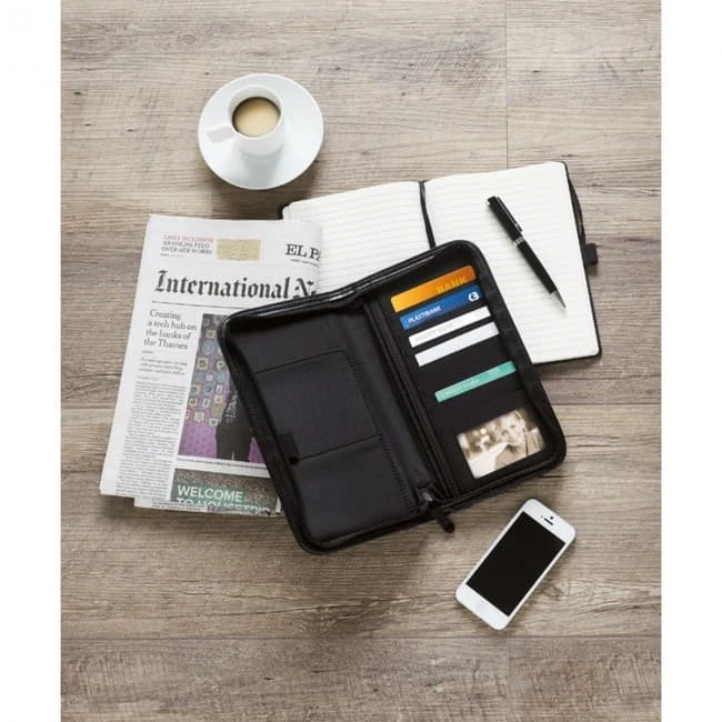 Micro fibre travel wallet