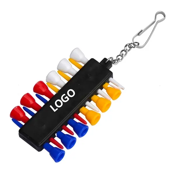 12pcs Golf Peg Tees Set