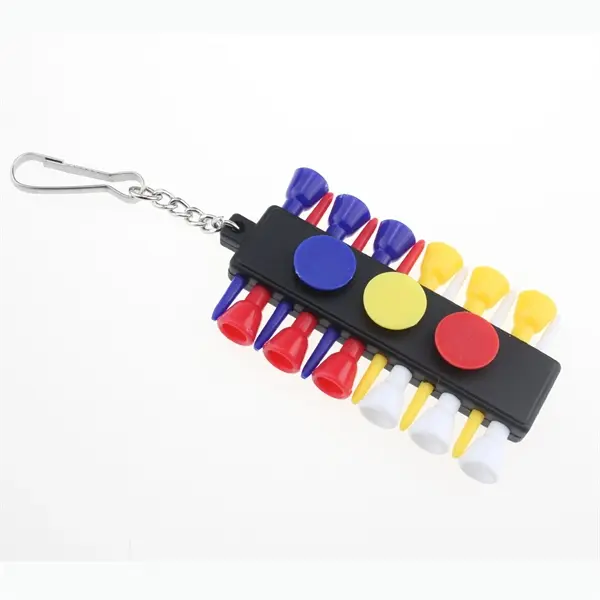12pcs Golf Peg Tees Set