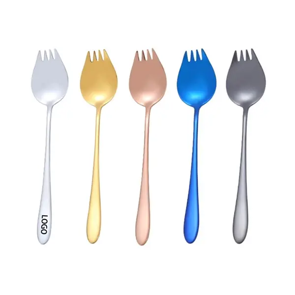 Stainless Steel 2 in 1 Cutlery Fork Spoon Tableware