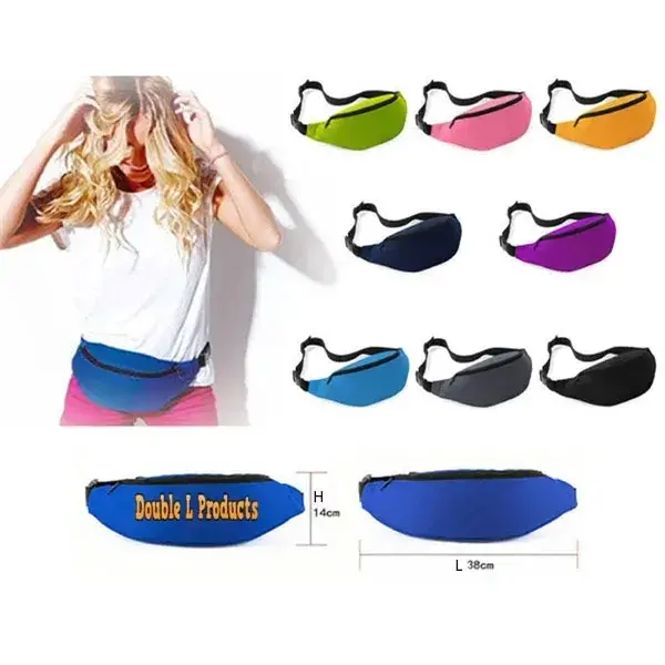 Polyester Sports Waist Bags Phone Bags