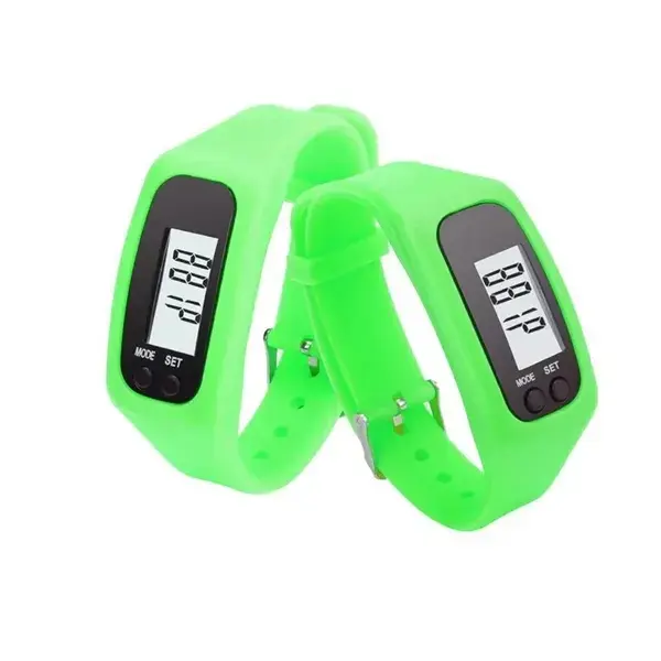 Digital Led Silicone Watch Pedometer