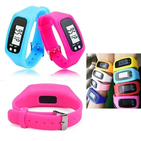 Digital Led Silicone Watch Pedometer