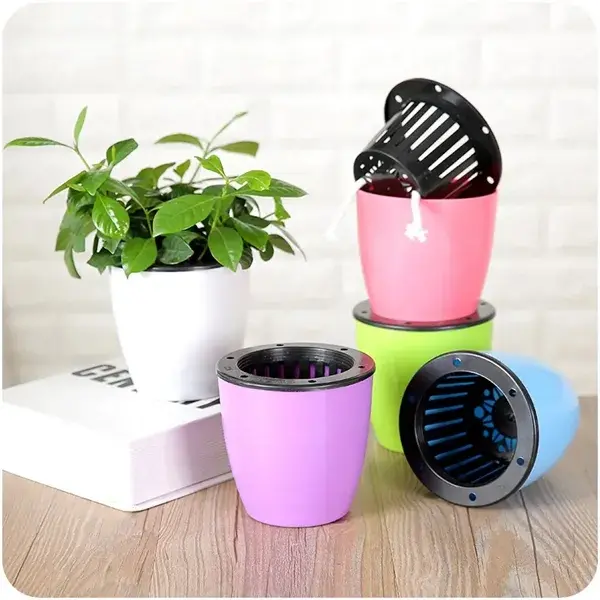 Colorful Automatic Self-watering Planter Pot