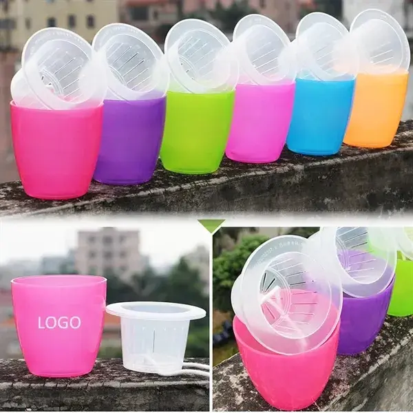 Colorful Automatic Self-watering Planter Pot