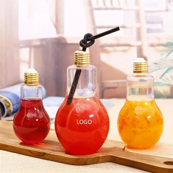 LED Glowing Bulb Drinking Bottle