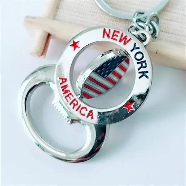 U.S.Flag Bottler Opener Keychain