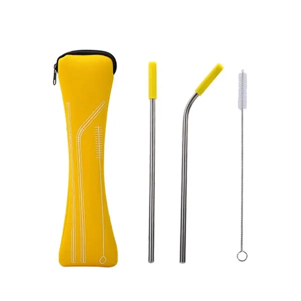 Ultra long 10.5" Reusable Straight Straw with Brush