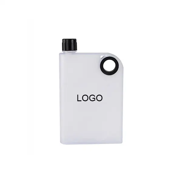 Flat Frosted Notebook Water Bottle