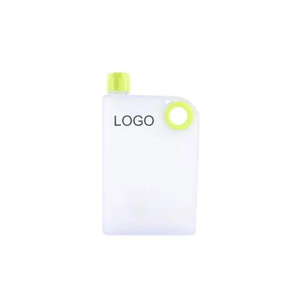 Flat Frosted Notebook Water Bottle
