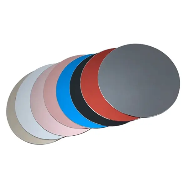 Round Aluminum Alloy Metal Mouse Pad
