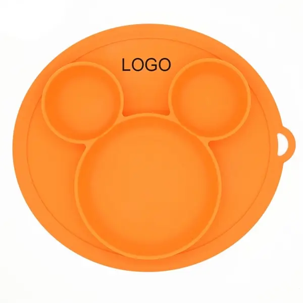 Adsorbable Baby Silicone Plate Bowl