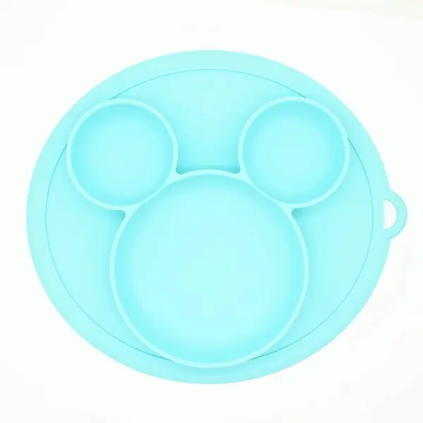 Adsorbable Baby Silicone Plate Bowl