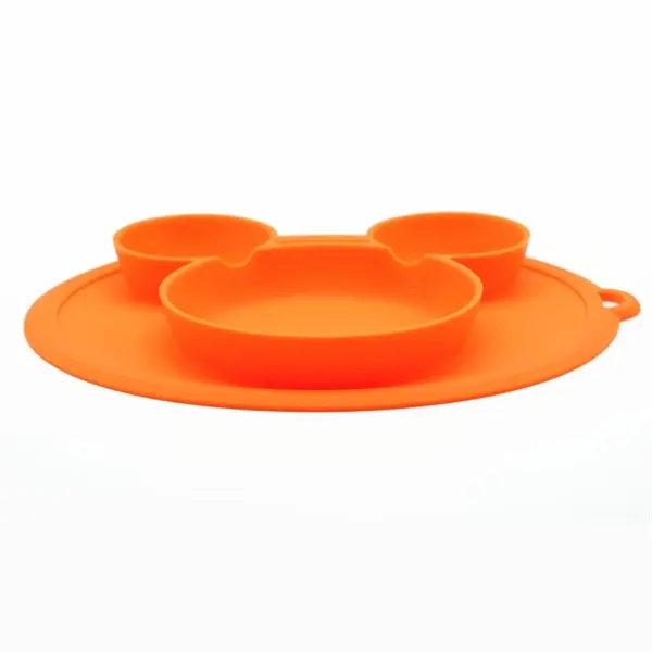 Adsorbable Baby Silicone Plate Bowl