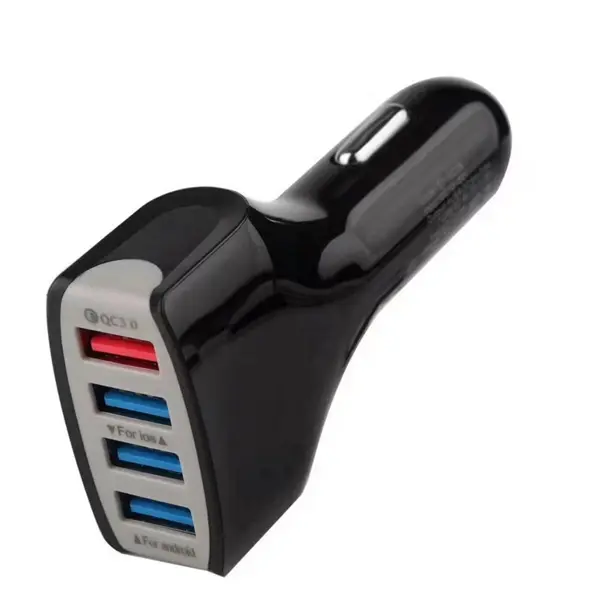 4 Port USB Car Charger Adaptor