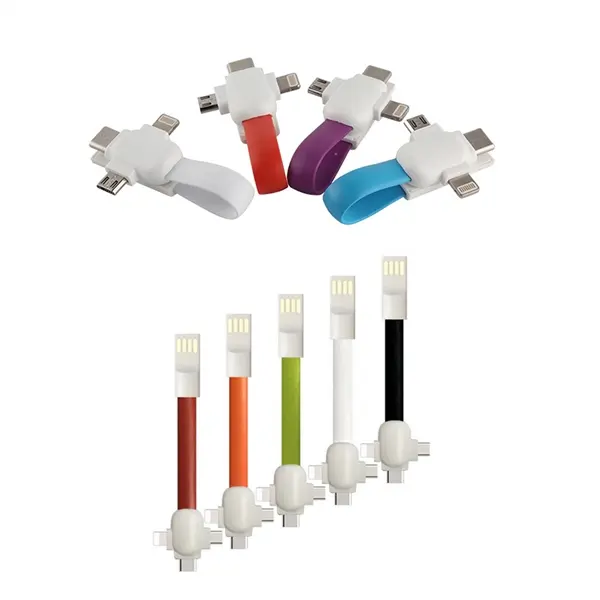 3 in 1 Cross Keychaing Charging Cable