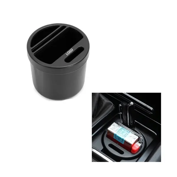 Plastic Auto Car Cup Organizer Storage Box Case