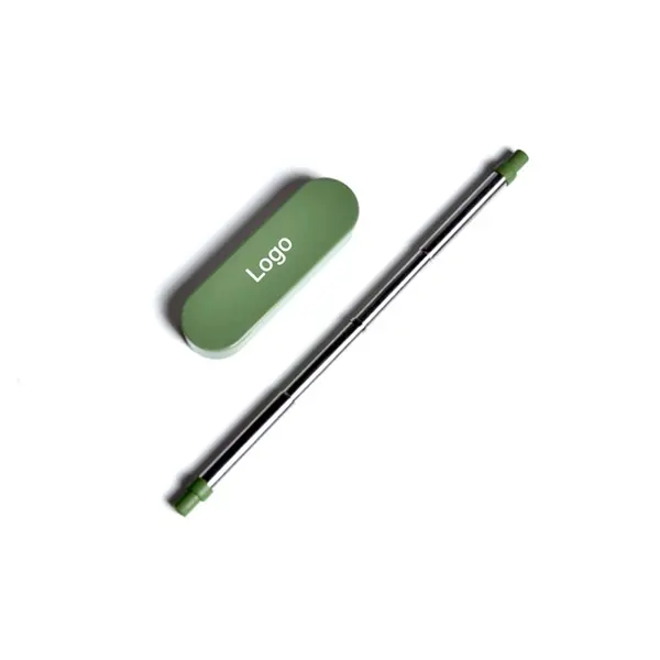 Reusable Telescopic Straw with Hard Case