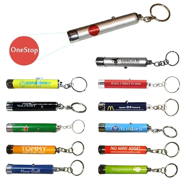 led projector key chain