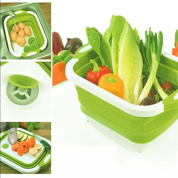 Multi Function Folding Vegetable Board