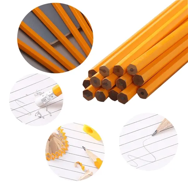 Hexagon Yellow OEM Pencils