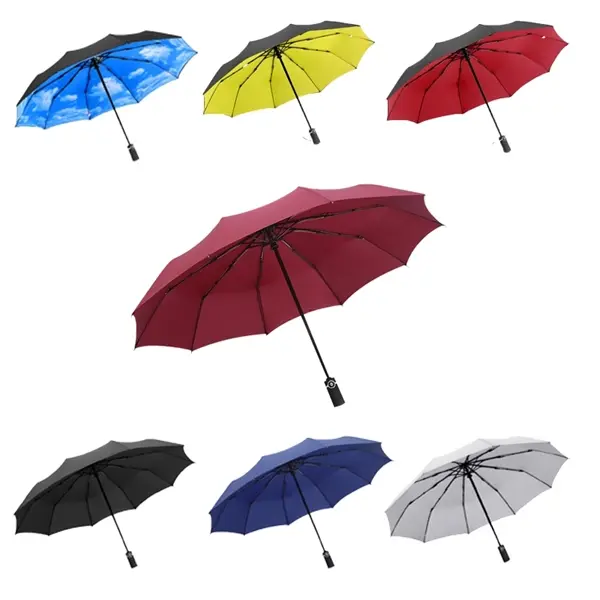 10 Bone Umbrella Automatic Windproof Umbrellas