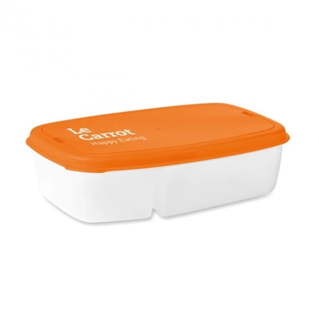 Lunch box with cutlery set
