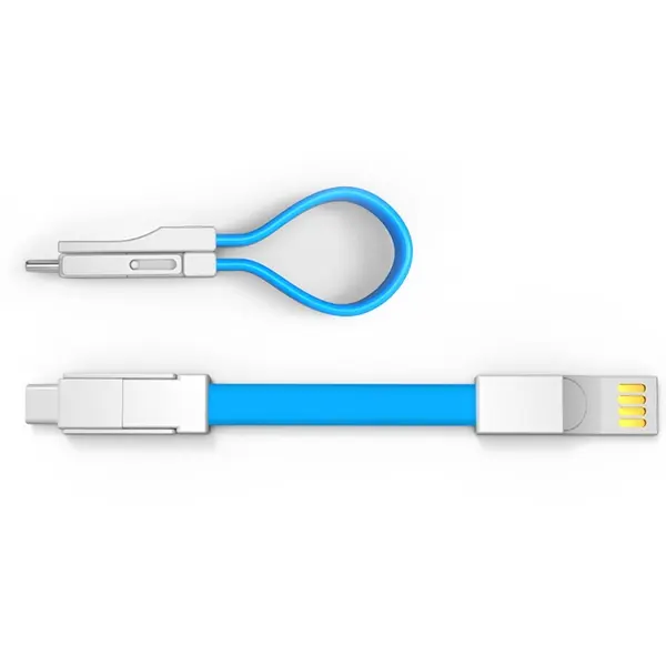 Key ring 3 in 1 data cable USB charger Cable USB Type C Ca