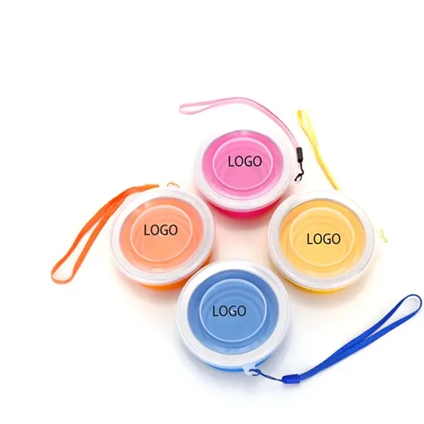 Silicone Travel Cup Retractable Folding Coffee Cup Telescopi