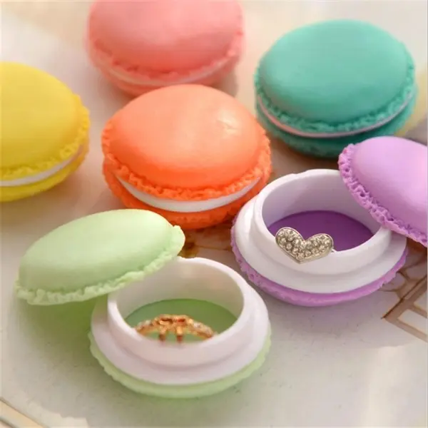 Candy Color Macaron Storage Box Pouch