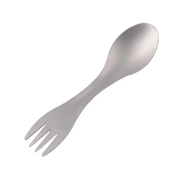 2 in 1 Mini Portable Titanium Spork
