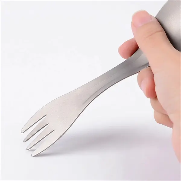 2 in 1 Mini Portable Titanium Spork