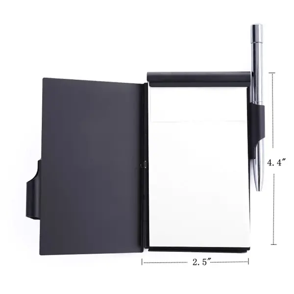 Custom Metal Aluminum Cover Notebook with Pen