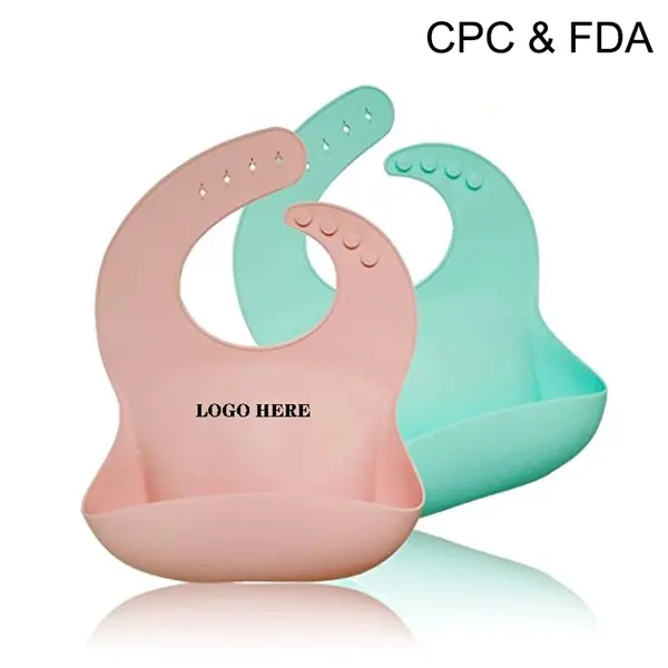 Custom Silicone Waterproof Baby Bib
