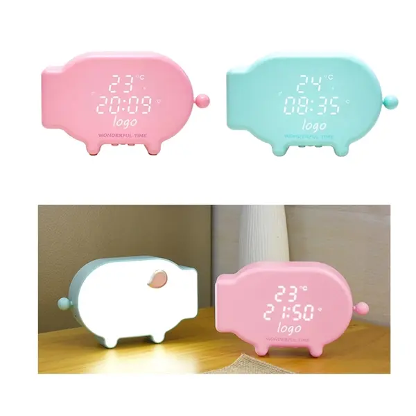 Sound and Light Control LED Alarm Clock